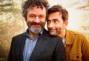 Фото со съемок сериала Благие знамения